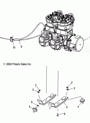 ENGINE MOUNTING - S04NX4CS / CE (4988778877C05)