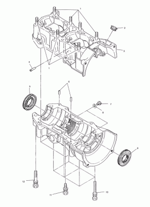 CRANKCASE - S04NB4BS (4988318831C05)