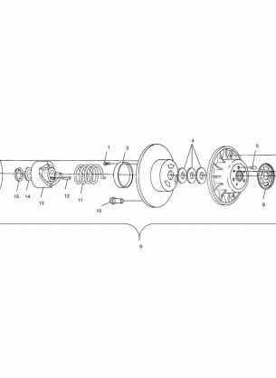 DRIVEN CLUTCH - S04NB4BS (4988318831B14)