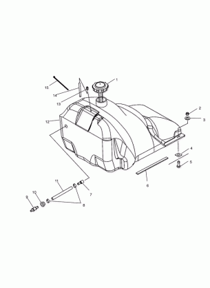 GAS TANK - S04NB4BS (4988318831A05)