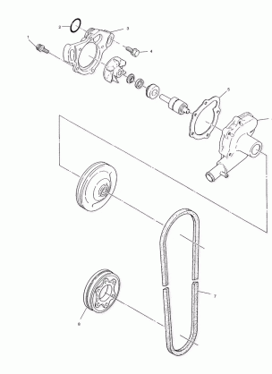 WATER PUMP - S04NB4BS (4988318831C08)