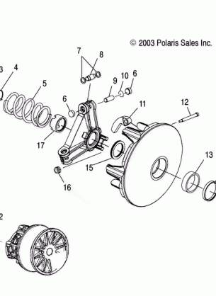 DRIVE CLUTCH - S04NX5BS / BE (4988578857B12)