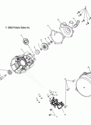 WATER PUMP / OIL PUMP (700) - S04NX7CS / S04NY7CS / CE (4988598859D05)