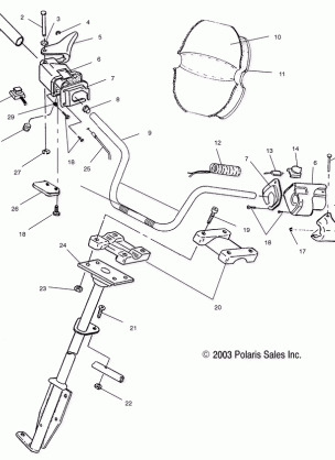 STEERING / HANDLEBAR - S04SU4BS / BE (4988698869B02)