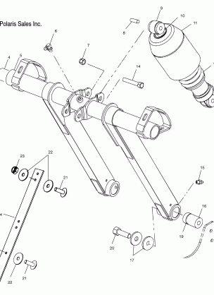 FRONT TORQUE ARM (EDGE) - S04NP5CS / A / B / C / S04NP6ES / A / B / C (4988618861B14)