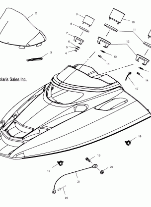 HOOD - S04NP5CS / A / B / C / S04NE5CS / S04NP6ES / A / B / C / S04NE6ES (4988618861A12)