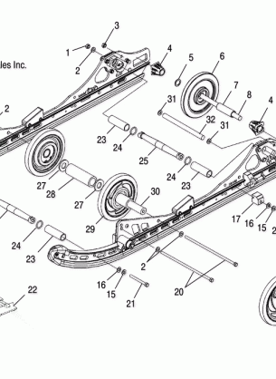 REAR SUSPENSION (M-10)(M-10 ACE) - S04ND6ES / ESA / ESB (4988638863B09)