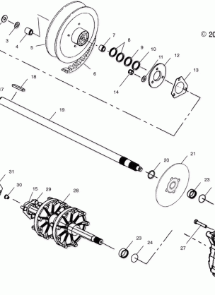 DRIVE TRAIN - S04ND6ES / ESA / ESB (4988638863C02)