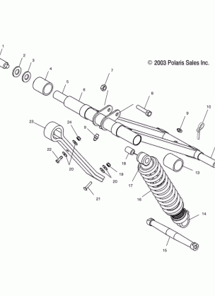 FRONT TORQUE ARM (M-10) - S04ND7DS / DSA (4988658865B14)