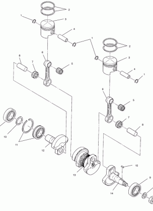 PISTON and CRANKSHAFT - S03LT3AS (4977787778C01)