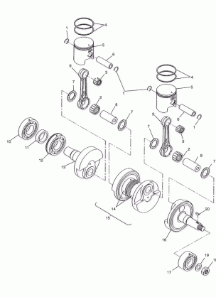 PISTON and CRANKSHAFT - S03ND5BS (4977927792C06)