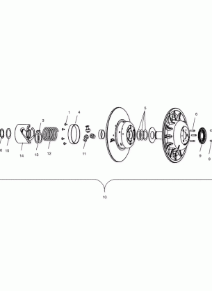 DRIVEN CLUTCH - S03ND5CS (4977947794C01)