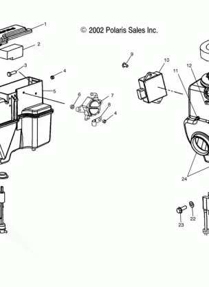 OIL TANK / AIRBOX - S03ND6ES (4982548254C04)