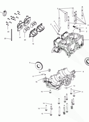 CRANKCASE - S03ND6ES (4982548254C06)