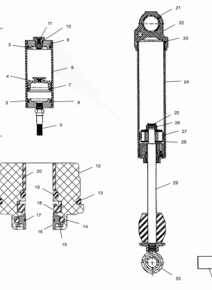 SHOCK (REAR TRACK) - S03ND6ES (4982548254B12)