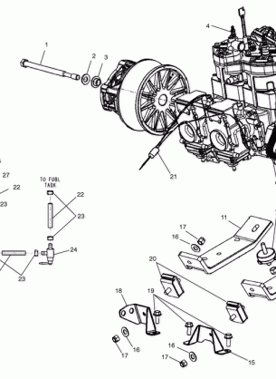 ENGINE MOUNTING - S03ND6ES (4982548254C05)