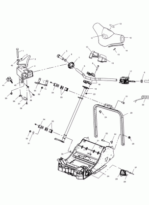 STEERING / HANDLEBAR - S03ND6ES (4982548254B01)