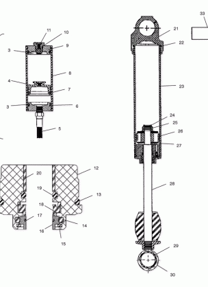 SHOCK (REAR TRACK)(M-10 ACE) - S03NF5CS / 6ES-S03NE5CS / 6ES (4977827782E11)