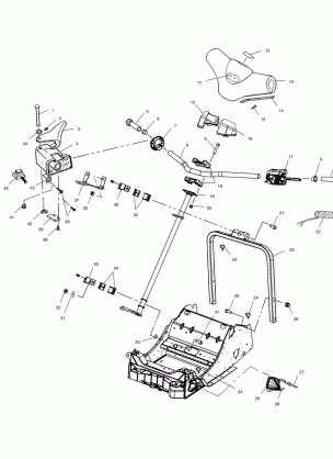 STEERING / HANDLEBAR - S03NP7CS / 7CSA / 7CSB / 8CS / 8CSA / 8CSB-S03NA7CS / 8CS-S03NF7CS / 8CS-S03NE7CS / 8CS (4977847784B03)