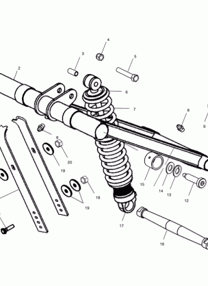 FRONT TORQUE ARM (M-10) - S03NF7CS / 8CS-S03NE7CS / 8CS (4977847784B13)