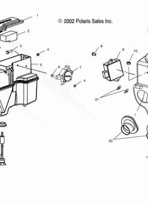 OIL TANK / AIR BOX - S03NB5BS / A-S03NA5BS-S03NF5BS-S03NE5BS (4977807780C10)