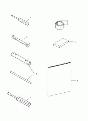 TOOL KIT - S03NK7CS / A-S03NL7CS / A-S03NK8CS / A-S03NL8CS / A-S03NM8CS (4978037803D05)