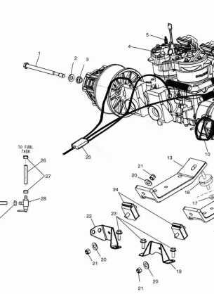 ENGINE MOUNTING - S03NK7CS / A-S03NL7CS / A-S03NK8CS / A-S03NL8CS / A-S03NM8CS (4978037803C08)