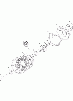 WATER PUMP - S03NK7CS / A-S03NL7CS / A-S03NK8CS / A-S03NL8CS / A-S03NM8CS (4978037803C11)