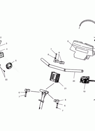 STEERING / HANDLEBAR - S03NN8CS (4978077807B02)