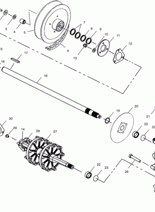 DRIVE TRAIN - S03NP5CS / 5CSA / 5CSB / 6ES / 6ESA / 6ESB-S03NA5CS / 6ES-S03NF5CS / 6ES-S03NE5CS / 6ES (4977827782D03)