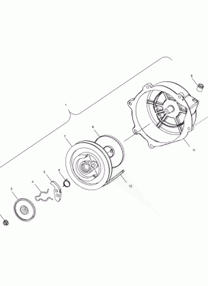 RECOIL STARTER (600) - S03NP6ES / 6ESA / 6ESB-S03NA6ES-S03NF6ES-S03NE6ES (4977827782E07)