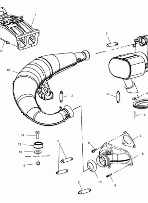 EXHAUST  - S03NP5CS / 5CSA / 5CSB / 6ES / 6ESA / 6ESB-S03NA5CS / 6ES-S03NF5CS / 6ES-S03NE5CS / 6ES (4977827782D04)