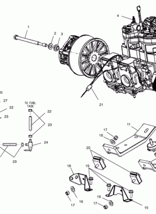 ENGINE MOUNTING - S03NP5CS / 5CSA / 5CSB / 6ES / 6ESA / 6ESB-S03NA5CS / 6ES-S03NF5CS / 6ES-S03NE5CS / 6ES (4977827782D05)