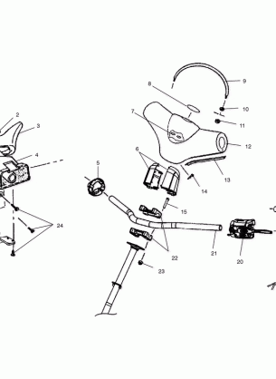 STEERING / HANDLEBAR - S03NS7CS (4977567756B04)