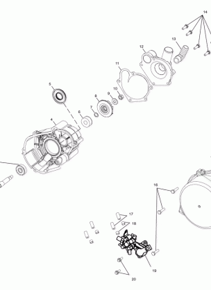 WATER PUMP / OIL PUMP (700) - S03NS7CS / A (4978057805C13)