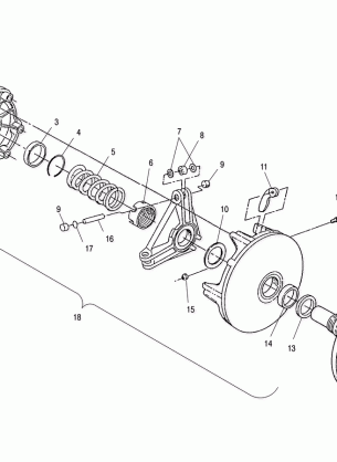 DRIVE CLUTCH - S03SB8AS (4978257825C03)