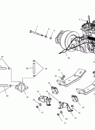 ENGINE MOUNTING - S03ST6ES / S03ST6ESA (4978357835C06)