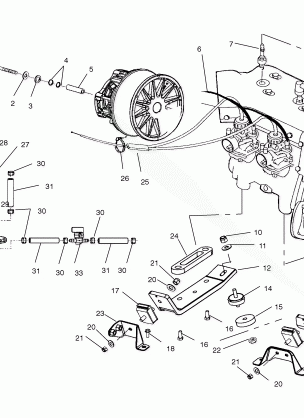 ENGINE MOUNTING - S03NB5BS / A-S03NA5BS-S03NF5BS-S03NE5BS (4977807780C14)