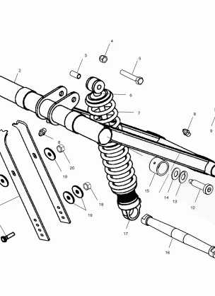 FRONT TORQUE ARM (M-10) - S03NF5CS / 6ES-S03NE5CS / 6ES (4977827782B13)