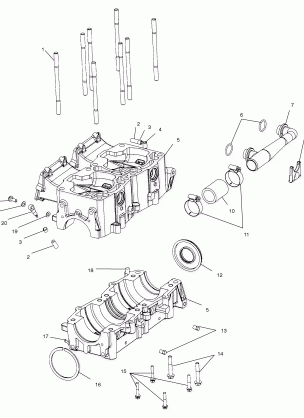 CRANKCASE (700) - S03NP7CS / 7CSA / 7CSB-S03NA7CS-S03NF7CS-S03NE7CS (4977847784D06)