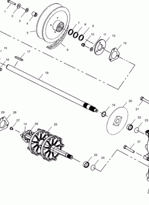 DRIVE TRAIN - S02NP6ES / S02NE6ES (4973427342D01)