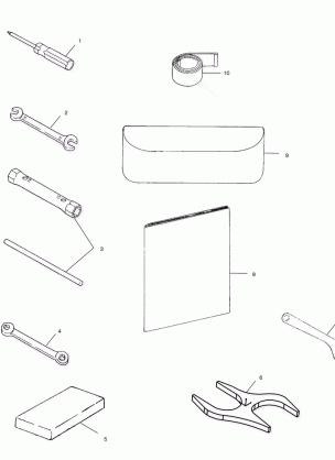 TOOL KIT - S02NP6ES / S02NE6ES (4973427342D13)