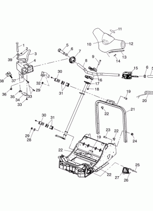 STEERING / HANDLEBAR - S02NP7CS / S02NE7CS (4973447344B03)