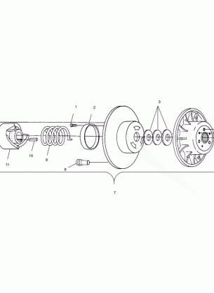 DRIVEN CLUTCH - S02NJ7CS / CSA (4970567056B14)