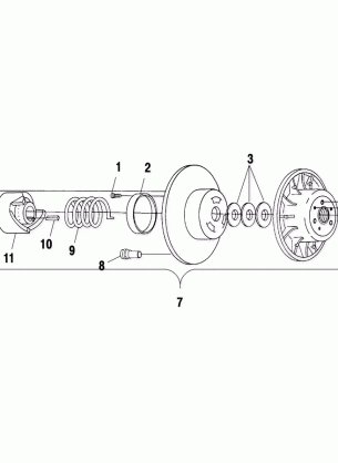 DRIVEN CLUTCH - S02NK7CS / CSA (4969546954C01)