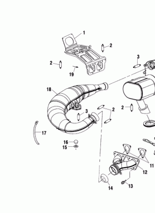 EXHAUST - S02NK7CS / CSA (4969546954C03)