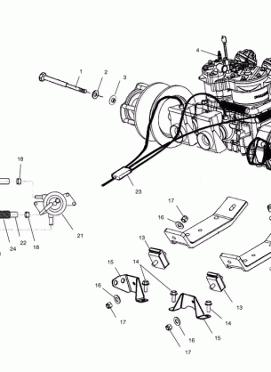 ENGINE MOUNTING - S02NK7CS (4972287228C02)