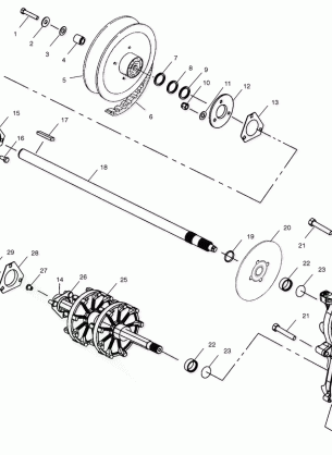 DRIVE TRAIN - S02NK7CS / CSA (4969546954B13)