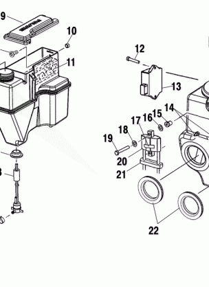 OIL TANK / AIR BOX - S02NK8CS / CSA (4970597059C02)