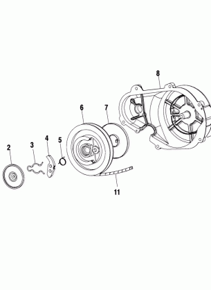 RECOIL STARTER - S02NK8CS / CSA (4970597059C13)